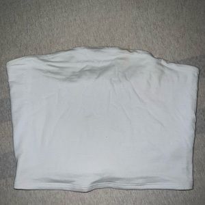 Garage size M white tube top
